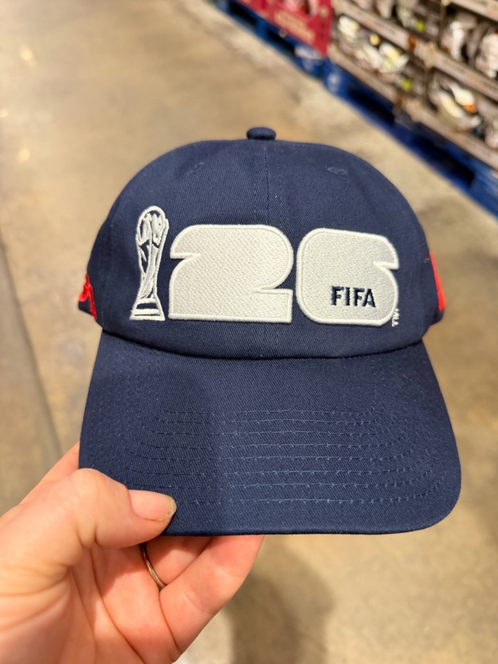 FIFA 26 Navy Embroidered Baseball Cap